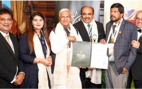 Mahendrasinh C. Jadeja Felicitated with Nobles of Commonwealth Nations Award at British Parliament