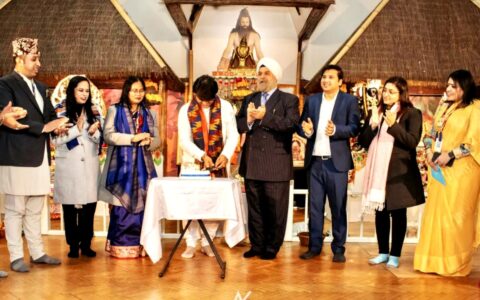 Spiritual Leader and Founder, International Siddhashram Shakti Center Harrow, United Kingdom, His Holiness Rajrajeshwar Guruji was congratulated on the auspicious occasion of his Birthday at Siddhashram Shakti Center. The Birthday was marked by cutting a cake and blessing of Guruji. 