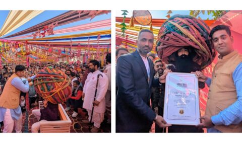 Bikaner International Camel Festival organized by Rajasthan Tourism Tourist Reception Center gets included in World Book of Records