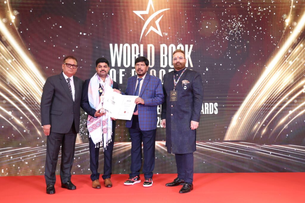 Chitlur Ramesh Goud Honoured with World Book of Records Excellence ...