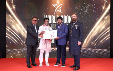 Kuna Pratap Vishal Goud Honoured with World Book of Records Excellence Certificate in Dubai