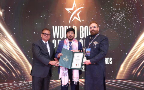 World Book of Records Honoured Dr. Ramdas Athawale, Union Minister with Certificate of Eminence at Atlantis – The Palm, Dubai