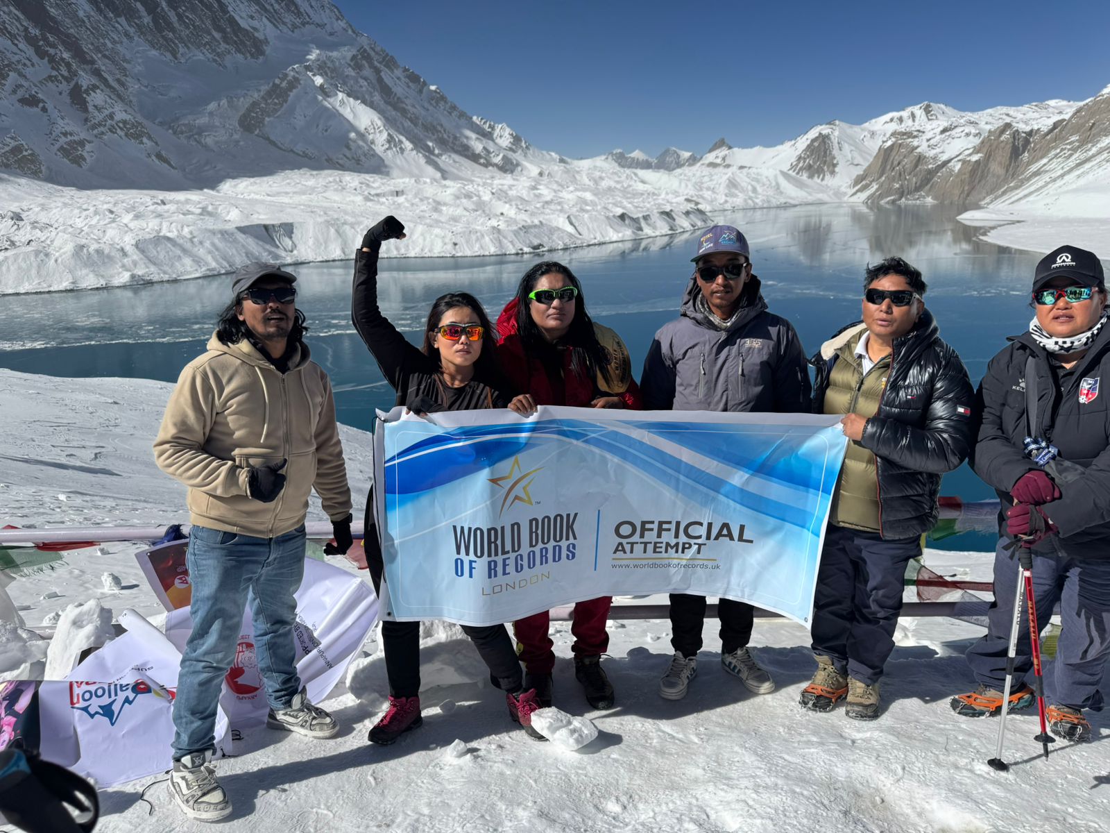 Manang, Nepal: In a remarkable feat of endurance, sportsmanship, and determination, the Nepal Women’s Wrestling Foundation successfully staged wrestling bouts at Tilicho Lake, the world’s highest-altitude lake, marking a historic moment in global sports history and setting a benchmark for recognition by the World Book of Records.