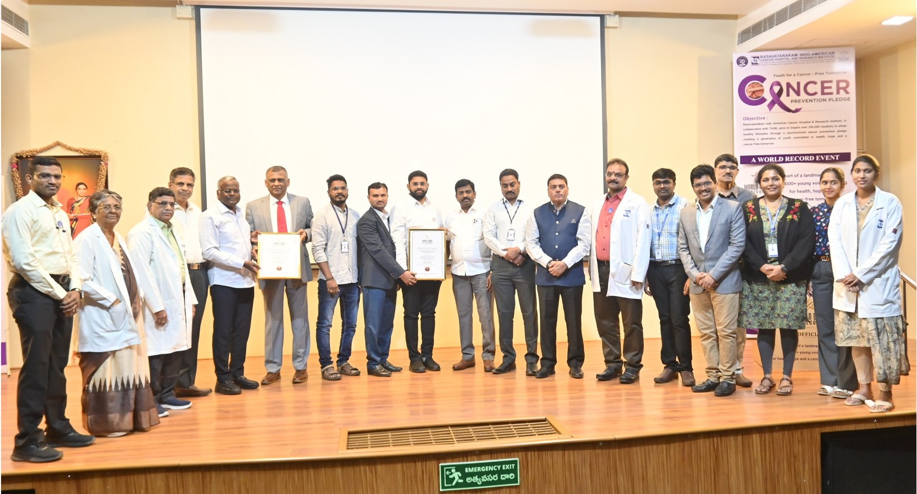 Over 2 Lakh Students Join Record-Breaking Cancer Awareness Pledge in Telangana