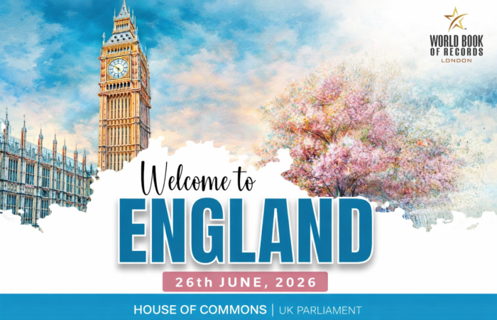 World Book of Records Announces 10th Summit & Award Ceremony at House of Commons, UK Parliament