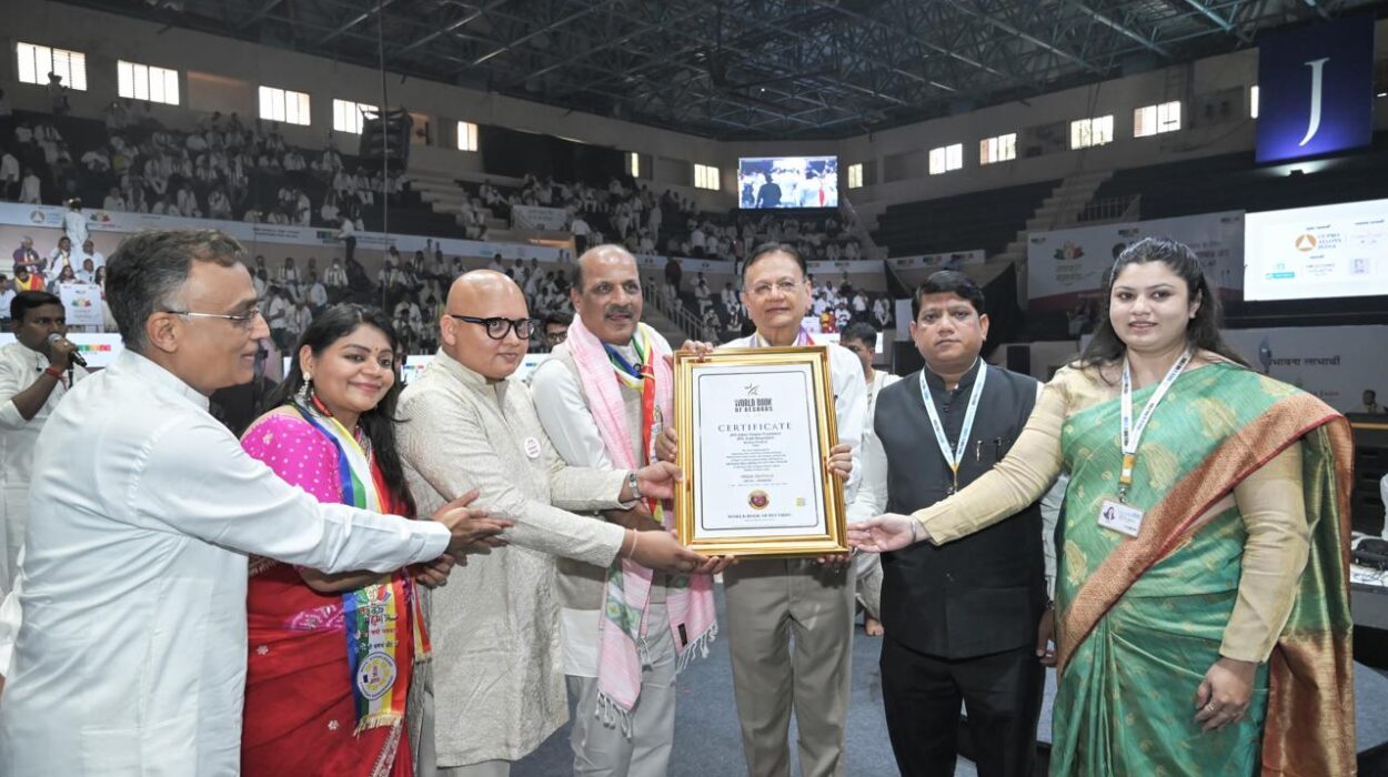 JITO Indore Chapter Foundation Sets Record with Mass Chanting on Vishwa Navkaar Mahamantra Diwas