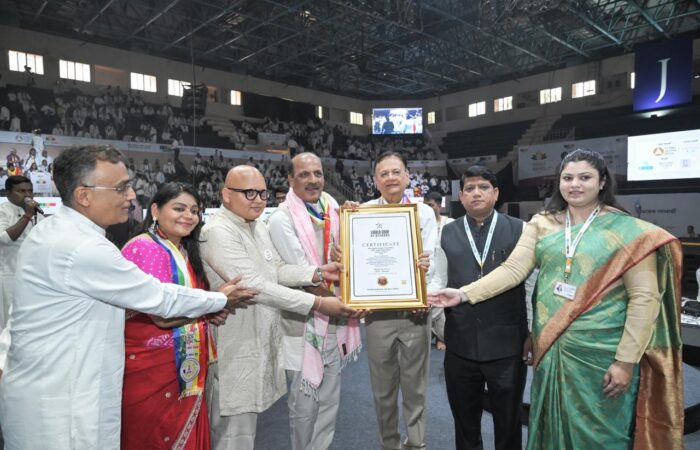 JITO Indore Chapter Foundation Sets Record with Mass Chanting on Vishwa Navkaar Mahamantra Diwas