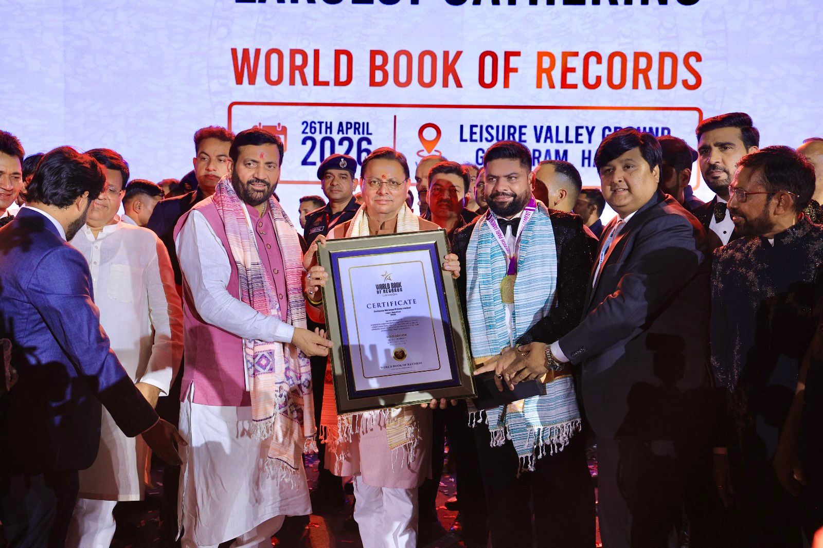 Massive Hanuman Chalisa Recitation in Gurugram Sets World Record