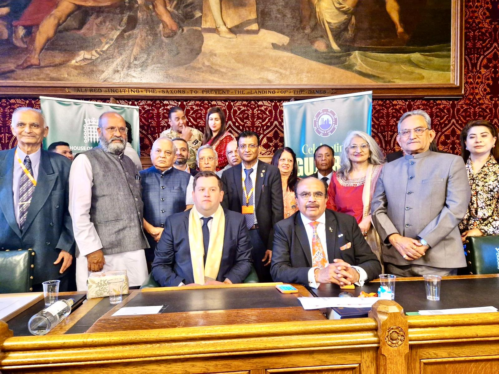 South Asian Chamber of Commerce and Industry Celebrated Gujarat & Maharashtra Foundation Day at UK Parliament