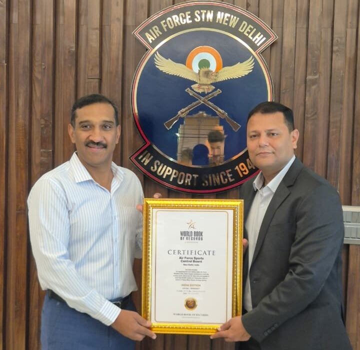 Air Force Sports Control Board included in World Book of Records for Two landmark sporting achievements