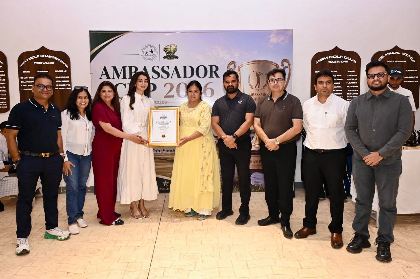 MGM Golf Club included in World Book of Records for organizing First-Ever Women’s Non-Golfers Golf League