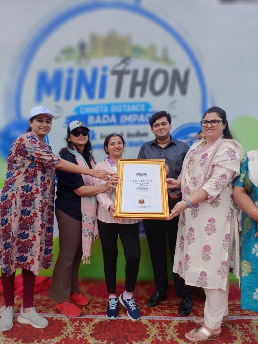 Red FM included in World Book of Records for organizing ‘Minithon – Smallest Walk in the World with Big Impact’