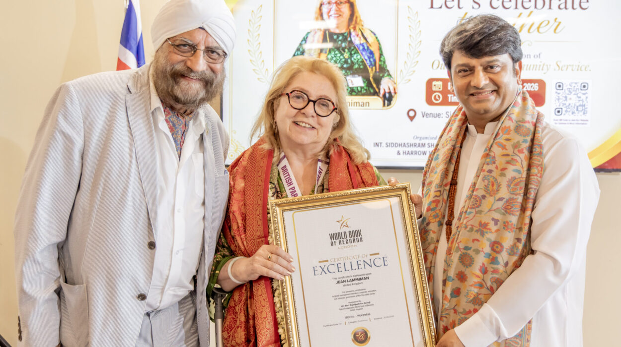Jean Lammiman honoured by World Book of Records for Three Decades of Distinguished Public Service
