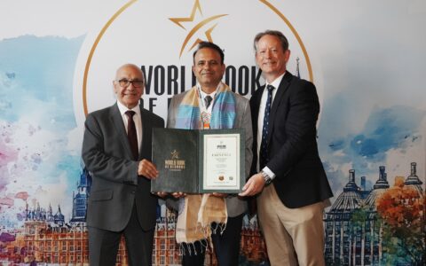 Rahul Richhariya honoured at World Book of Records 10th Summit and Award Ceremony at UK Parliament
