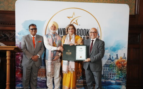 Dr. Tajinder Kaur honoured at World Book of Records 10th Summit and Award Ceremony at UK Parliament
