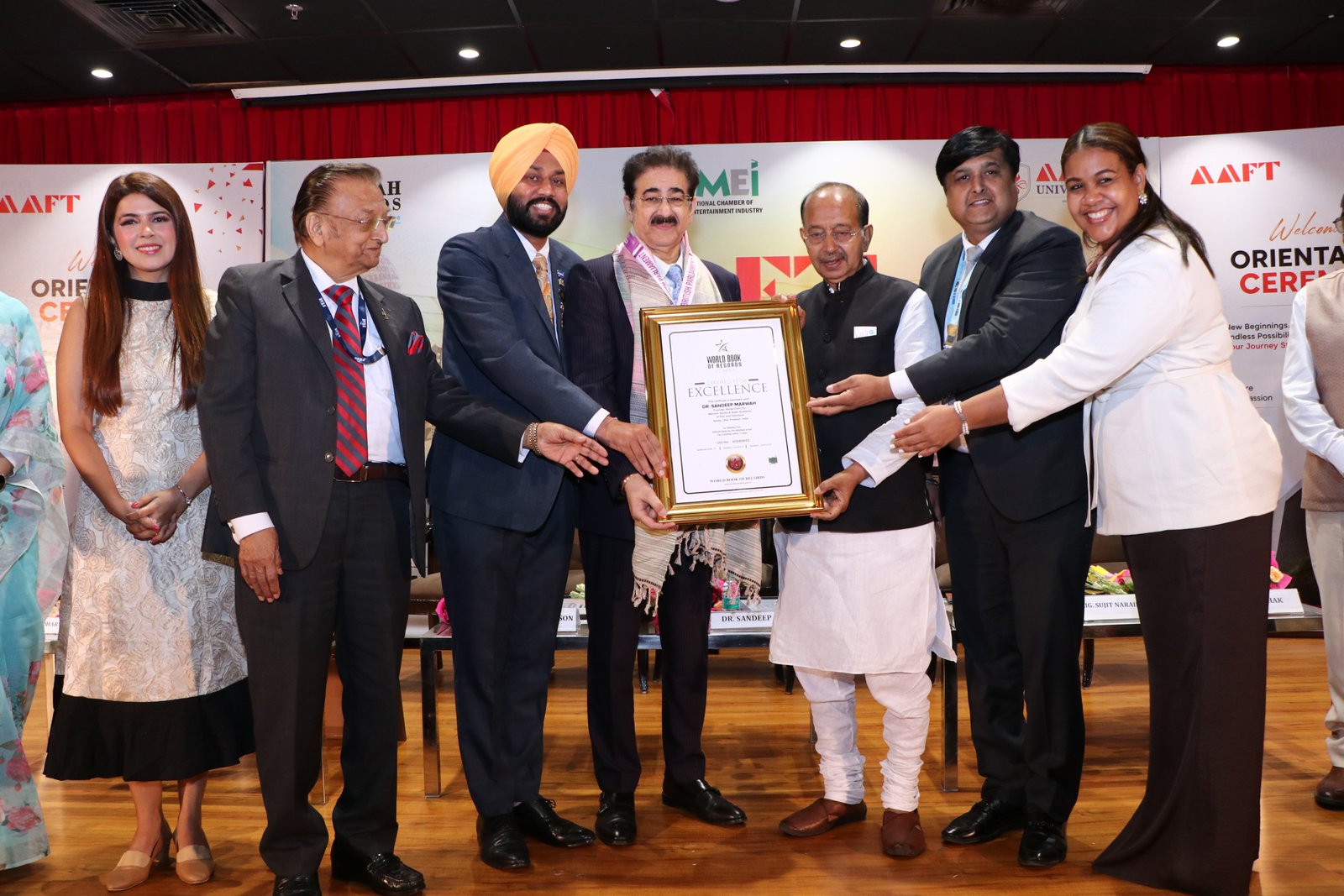 Dr. Sandeep Marwah included in World Book of Records for Contribution to Film and Cultural Tourism